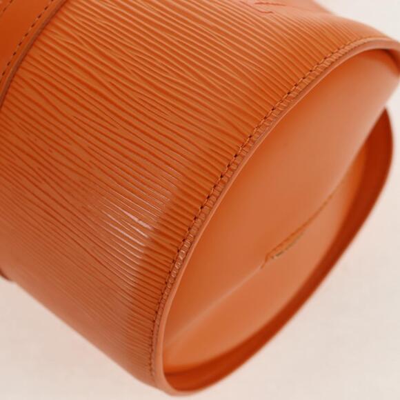 LOUIS VUITTON Epi Soufflot Hand Bag Orange Mandarin M5222H LV Auth 160837V